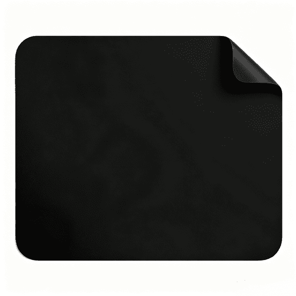 HYYUO Mouse Pad 9.5 x 7.9 Inch for Laptop Computer with Non-slip Natural Rubber Backing, Black