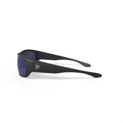 PRX Men’s Sunglasses, Jetty - Black, Wrap, Plastic, 62-16-132, with Case