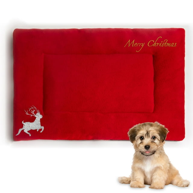 Acogedora cama navideña para mascotas para perros de todos los tamaños