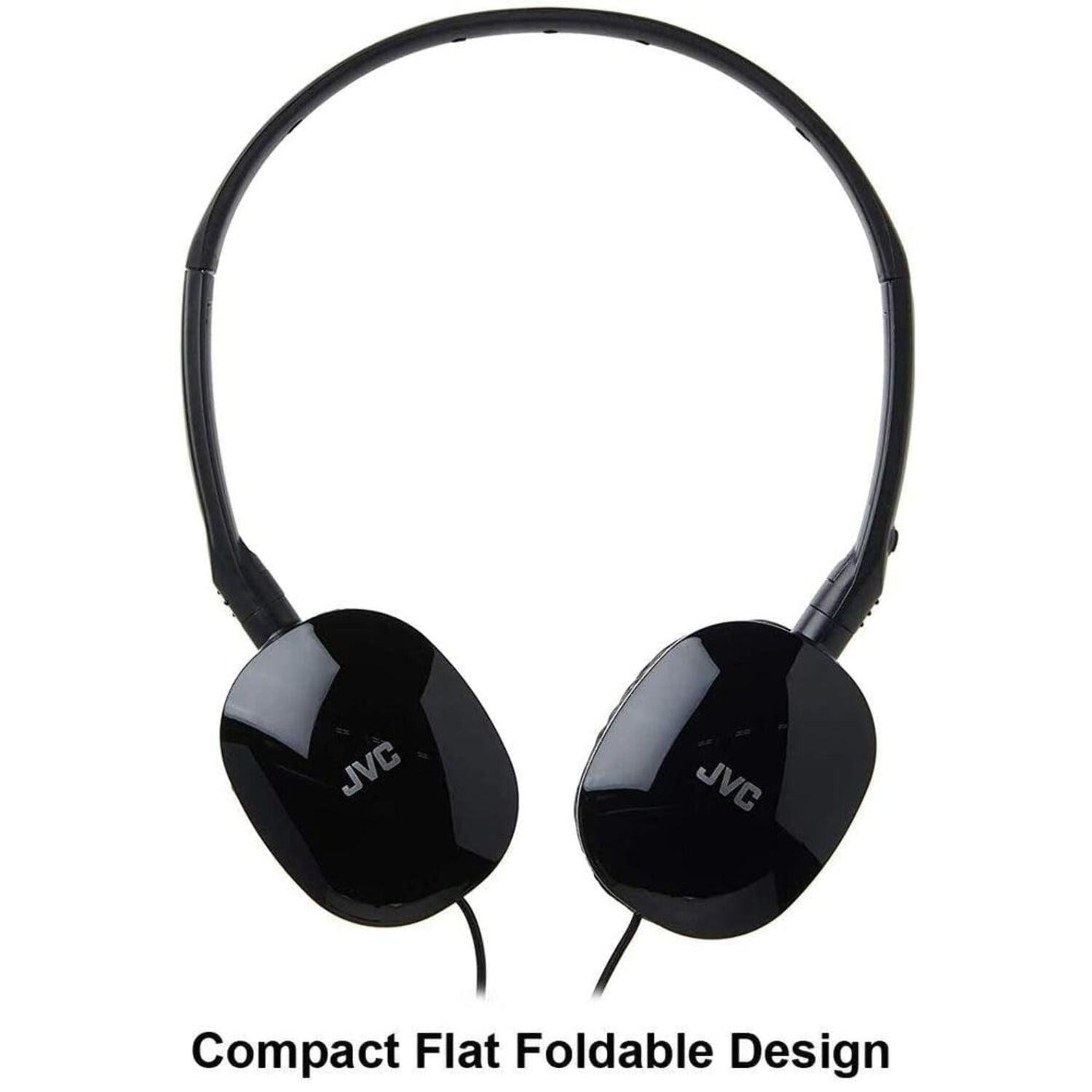 ヘッドセット Black JVC Flats Lightweight Headband Headphones ( 50 PACK ) BY NETCNA ヘッドセット Black JVC Flats Lightweight Headband Headphones ( 10