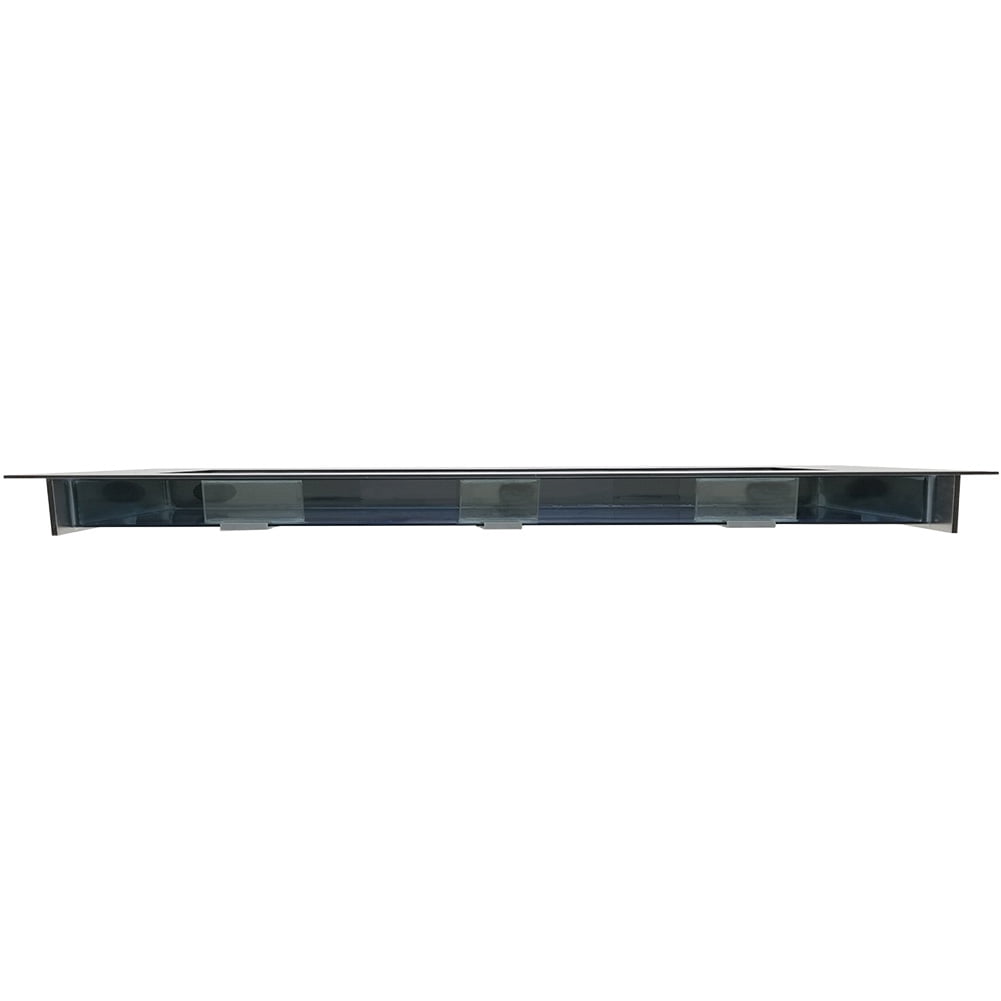 Aussie Aquariums 2.0 Wall Mounted Aquarium - Panoramic - Brushed Black