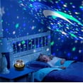 thumbnail image 5 of GLAM HOBBY Rotating Star Night Light for Kids, Universe Night Light Projection Lamp, Romantic Star Sea Birthday Projector Lamp for Bedroom - 5 Sets of Film, 5 of 7