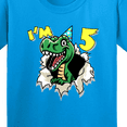 thumbnail image 4 of Inktastic I'm 5 Dinosaur Youth T-Shirt, 4 of 5