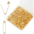thumbnail image 2 of 30PCS 2 inch Gold Safety Pins - Your Versatile Pinning Solution for Sewing, Crafts & More, 2 of 7