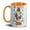 Mint Skater, variant on NH2 Creative Cute Halloween Ghost Coffee Mug, Orange Accent 15oz