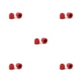 thumbnail image 2 of Youkk 6 Paires de Coussinets d'Oreille pour Écouteurs Embouts Portables Réutilisables Bouchons d'Oreilles Doux Accessoires pour Casque Rouge 5Ensemble, 2 of 6