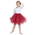 thumbnail image 4 of TAIAOJING Ballet Tulle Tutu Skirt for Little Girls Baby Soft Fluffy Tutu Skirt Toddler Soild Party Carnival Mesh Tutu Princess Skirt, 4 of 4