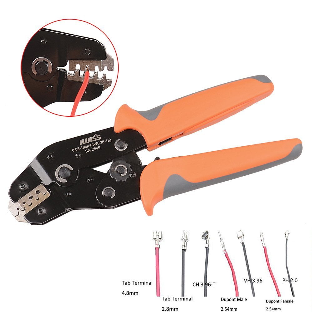 AWG28-18 Wire Crimper Jaws Crimping Pliers Cord End Terminal Jaw Mold Tool I8Y2 