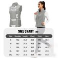 thumbnail image 6 of YUCOLEN Women's Fleece Vest Warm Soft Sleeveless Zip Outerwear Jackets with Zipper Pockets Light Gray M, 6 of 6