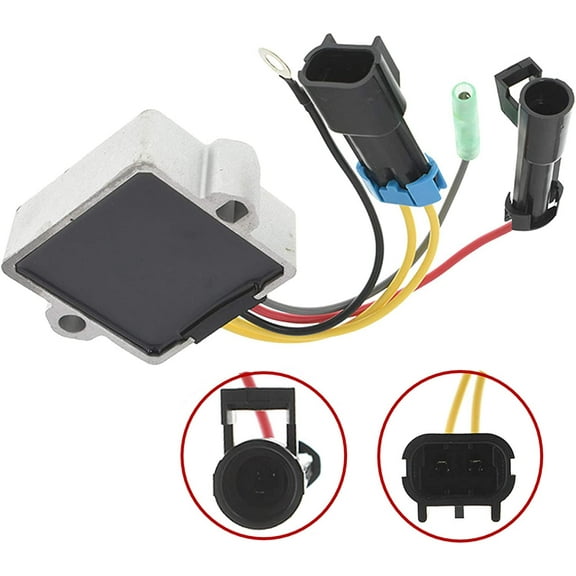 EPOTOOR Voltage Regulator Rectifier Replacement for Mercury Marine Outboard 5 Wires 4 Stroke 30HP 40HP 50HP 60HP 893640T01 893640001