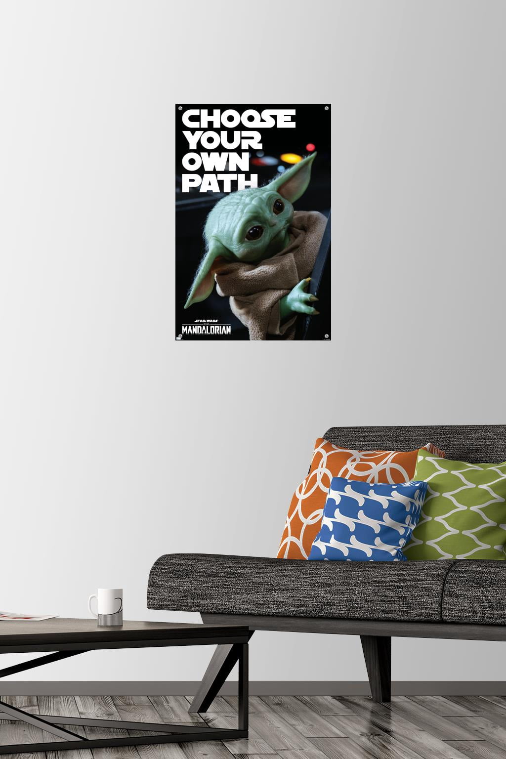 Star Wars: The Mandalorian Season 2 - Choose Your Own Path Wall Poster with Pushpins, 14.725" x 22.375"