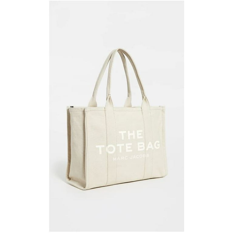 トートバッグ Marc Jacobs The Large Tote - Cotton - Beige Marc Jacobs The Large Tote Bag - Beige/Tan - Walmart.com