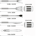 thumbnail image 4 of ArooickT Grill Tools Set,7 Pieces Stainless Steel Grill Kit with Case, Barbecue Utensil Tool, 4 of 6