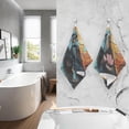 thumbnail image 2 of Coolnut Smiling Dog Bathroom Towels 2 Pieces 16×28 inches, Cotton Bath Towel Water Absorbent Lightweight Quickdry Towels for Bathroom Ktichen Travel Gym, 2 of 6