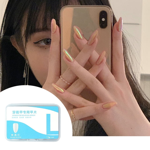 100Pcs Frosted Handmade Fake Nails Professional Quality Ultra-thin Trace-less Fake Nails for Stunning Nail Designs