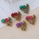 thumbnail image 5 of Ofertas Únicas 1 Pc Clip de Garra Doble Flor con Rhinestones Verde, 5 of 5