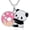 01-Panda, variant on Cat/Panda Lab Grown Diamond Necklace, 925 Sterling Silver Lab Grown Diamond Animal Pendant Gift for Women, With 18+2inches Chain