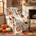 thumbnail image 2 of WDOBM Warm Blanket, Plush Blanket, Thickened Velvet Four-Season Sofa Throw Blanket, Pumpkin Blanket, Static Resistant Blanket for Sofa Throw Blanket, 2 of 7