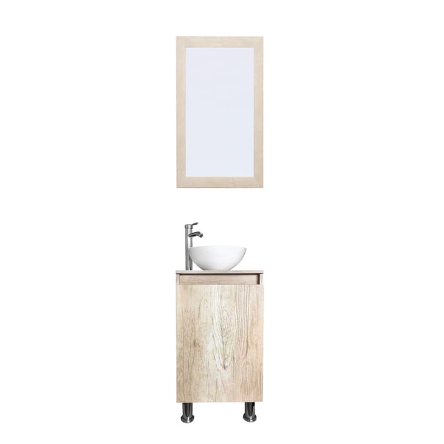 Gabinete De Baño Para Lavabo Con Espejo Decorativo GISLA