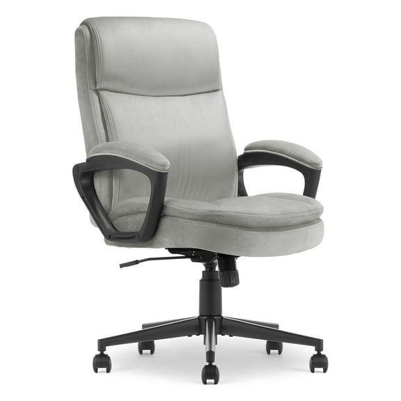Serta Comfort Ergo Executive Office Chair Ergonomic with Cognac Bonded Leather