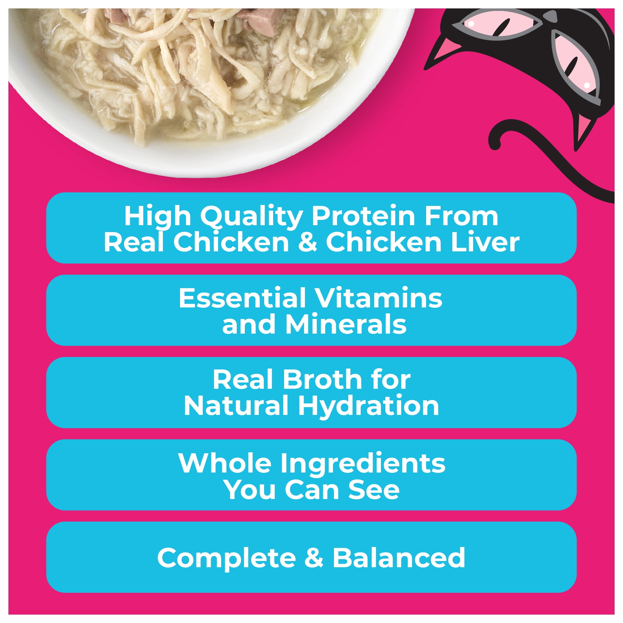 Tiki Cat Born Carnivore Wet Cat Food, Chicken Breast & Liver Recipe in Broth, 2.4 oz. Can