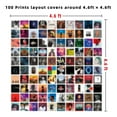 thumbnail image 2 of 100 Pcs 5x5 Inch Collage Kit for Rooms - Album Cover, Music, Rapper and Band Posters, 2 of 7