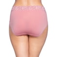 thumbnail image 3 of Vanity Fair Womens Flattering Lace Hi-Cut Brief Style-13280, 3 of 3