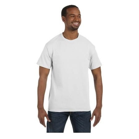 Orange White Soccer Jersey - Gildan Men's Heavy Taped Neck Comfort Jersey T-Shirt, Style G5000