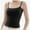 Black, variant on Stretch Camisole Tank Tops for Women - Spaghetti Strap Undershirt Cami Fits Women
