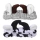thumbnail image 1 of 2 diademas de vaca para lavarse la cara, diademas de maquillaje de spa, accesorios para mujer, 1 of 6