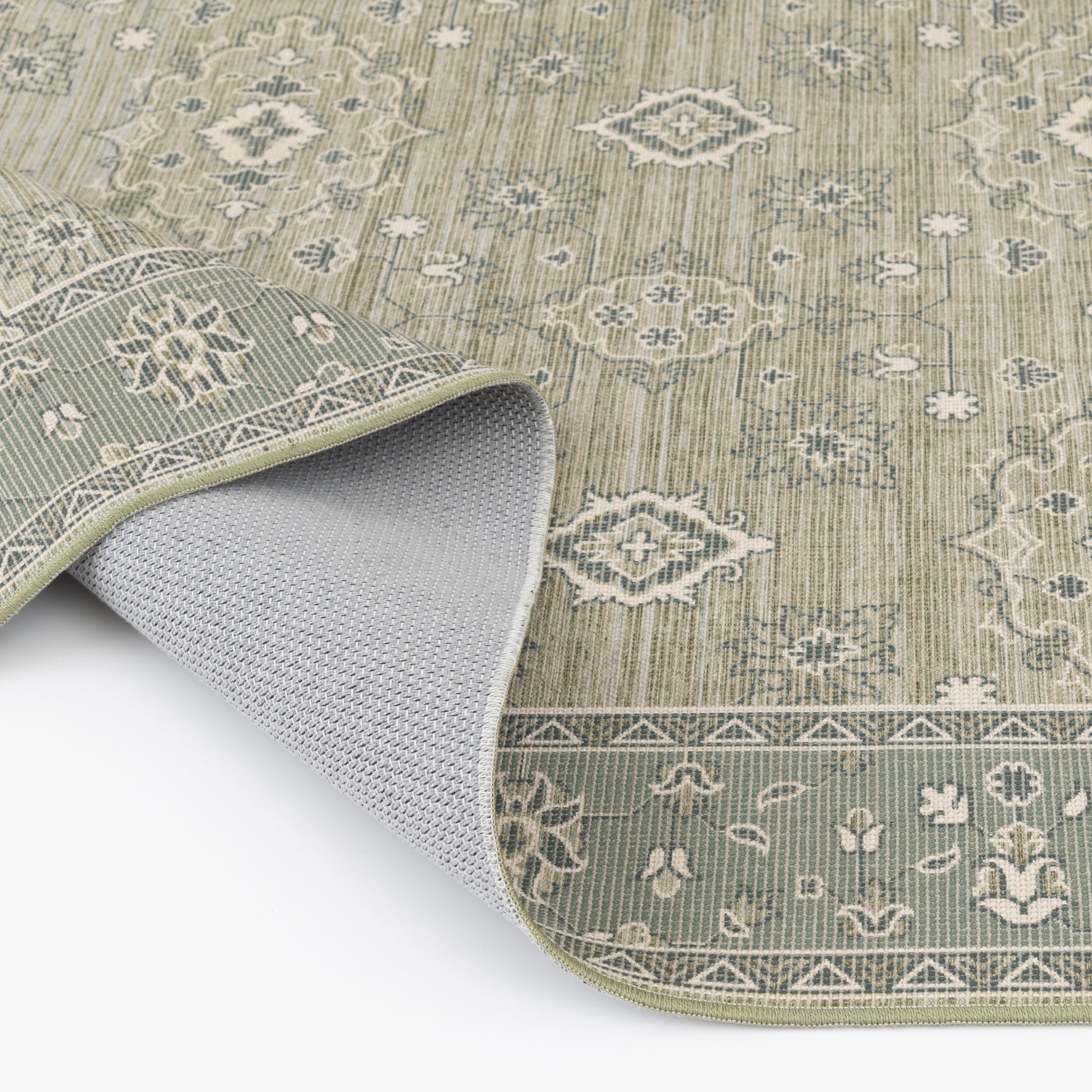 Better Homes & Gardens Green Lillian Dainty Persian Accent Rug, 30"x46"