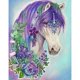 thumbnail image 1 of Suculentas Caballo 5D DIY Diamante Pintura Rhinestone Taladro Redondo Completo (B4661) Tmvgtek Oficina Multiescena Multifunción, 1 of 8