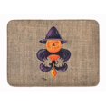 thumbnail image 1 of Halloween Citrouille Fleur de Lis Machine Lavable Mémoire Mousse Tapis, 1 of 1