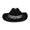 Black, variant on YIWULA Toddler Western Cowboy Hat Unisex for Boys Girls Classic Cowgirl Dress Up Hat with Buckle Belt Kids Outdoor Play Hat(White,One Size)