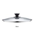 thumbnail image 2 of kurtrusly Enhanced Anti Fall Tempered Glass Lid Suitable For Various Fryers And Pots With Copper Threads Cast 30cm【Parietal bead】, 2 of 6
