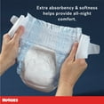 thumbnail image 4 of Huggies Overnites Comfortable Wetness Indicator Hypoallergenic Fragrance Free Overnight Breathable Diapers - Size 5, 100 Count, 4 of 11
