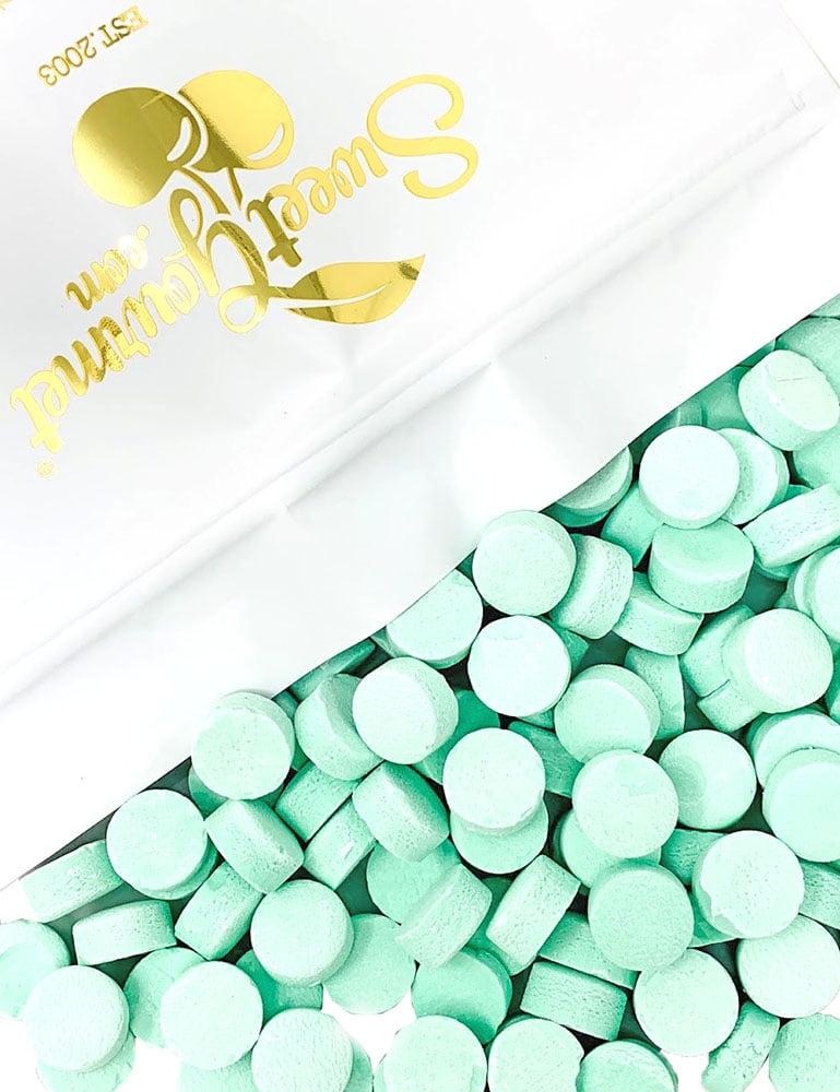 SweetGourmet Green Spearmint Lozenges | Canada Mints Bulk Candy | 3 Pounds