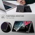 thumbnail image 5 of Case for Samsung Galaxy S22 Ultra [Not for S22 or S22 Plus], Detachable Magnetic Wallet Credit Card Slot Kickstand Cover Support Wireless Charging Compatible with Samsung Galaxy S22 Ultra (Black), 5 of 16