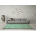 thumbnail image 3 of Ahgly Company Indoor Rectangle Abstract Light Blue Modern Area Rugs, 8' x 10', 3 of 4