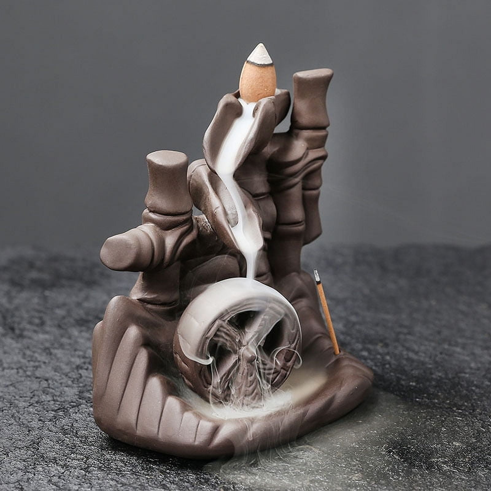 Purple Clay Backflow Incense Holder Craftsmanship Decoration Creative Chinese Timeless Operation Efficient Reflow Incense Burner