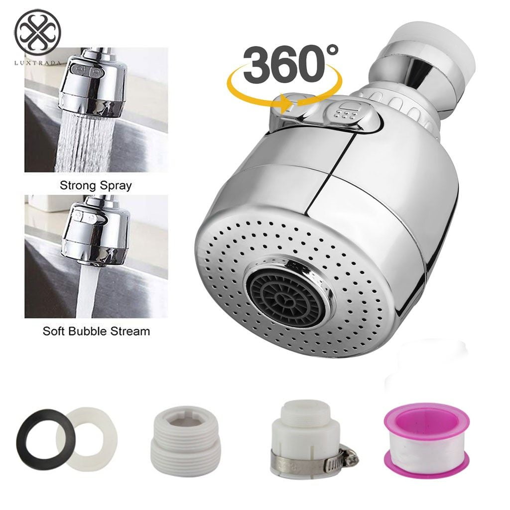 Rotate Faucet Nozzle Aerator Kitchen Sprayer Head 360 Degree Water Saving Ta✔GB 
