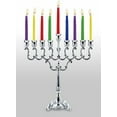 thumbnail image 4 of Hanukkah Menorah Candles Dreidels, Chanukah Guide Complete Set - Metal, Standard Version, 4 of 8
