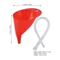 thumbnail image 2 of unbranded 2 Ensembles Entonnoir pour Transmission Fluide Plastique Rouge Bec Incliné Design Véhicules, 2 of 8