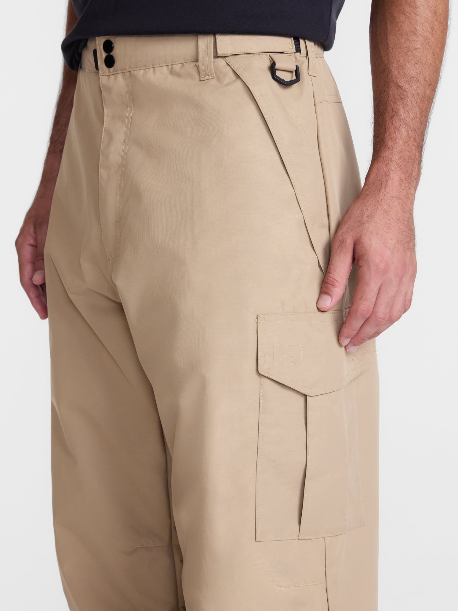 Ozark Trail Men's Cargo Pocket Ski Pants, Sizes S-3X