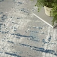thumbnail image 4 of Nourison Concerto Distressed Ivory Grey Blue 4' x Round Area Rug (4 Round), 4 of 10