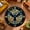 Gothic Bat, variant on Medieval Dragon Round Area Rug, Gothic Fantasy Castle Circle Carpet for Living Room, Bedroom or Gaming Setup, Soft Washable Non-Slip Floor Mat, Dark Academia Home Decor