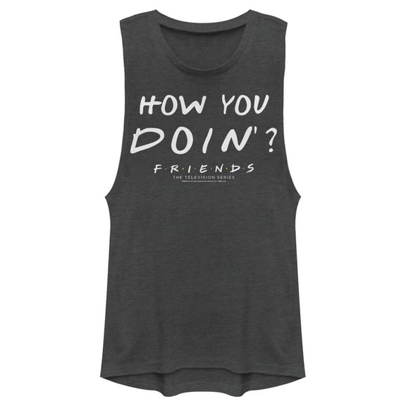 Junior's Friends Joey How You Doin'  Festival Muscle Graphic T-Shirt