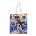 thumbnail image 1 of Cibernético Bolso de tela con estampado de lienzo para mujer, bolsa de compras reutilizable y estética, con cremallera interior, regalo para mujer,40*40cm., 1 of 6