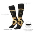 thumbnail image 4 of Fuzoiu 2025 Happy New Year Print Adult Stockings,Crew Socks,Unisex Fashion Socks, Casual Sports Socks,Comfortable Crew Socks for Everyday Wear and Sports, 4 of 6