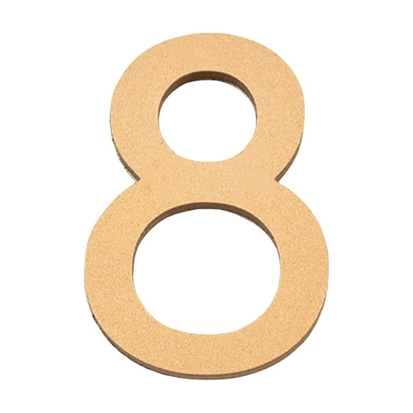 Danhjin Gold Digital Signage 7CM Acrylic Number Plates for Elegant and Stylish Decor Digital Signage